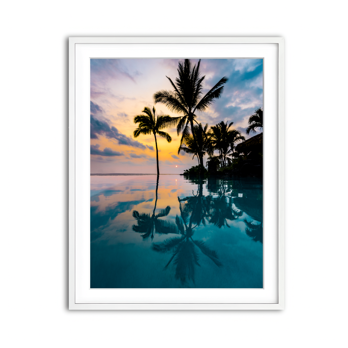 Framed Print 3x4 White