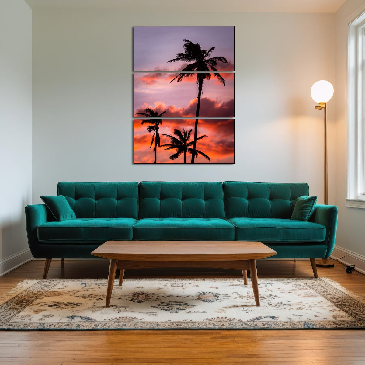 AUTO-MOCKUP ROOM | Palm Trees at Sunset