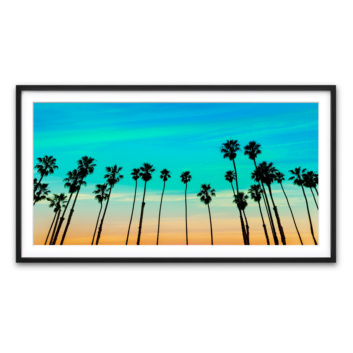 Framed Print 2x1 Black