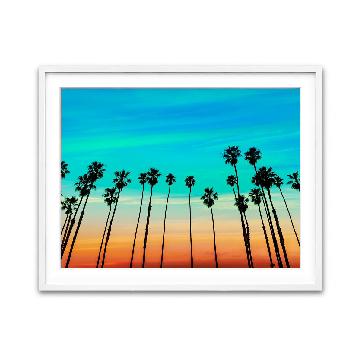 Framed Print 4x3 White
