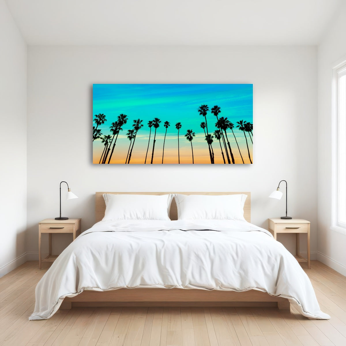 AUTO-MOCKUP ROOM | Palm tree Sunset Santa Barbara