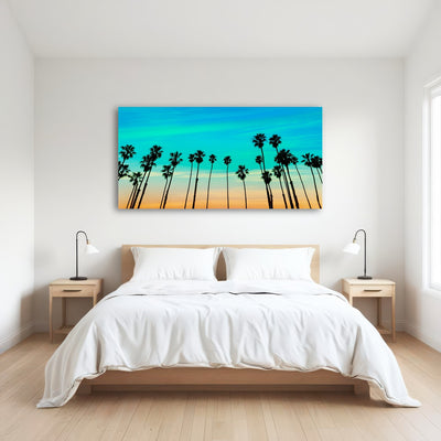 AUTO-MOCKUP ROOM | Palm tree Sunset Santa Barbara