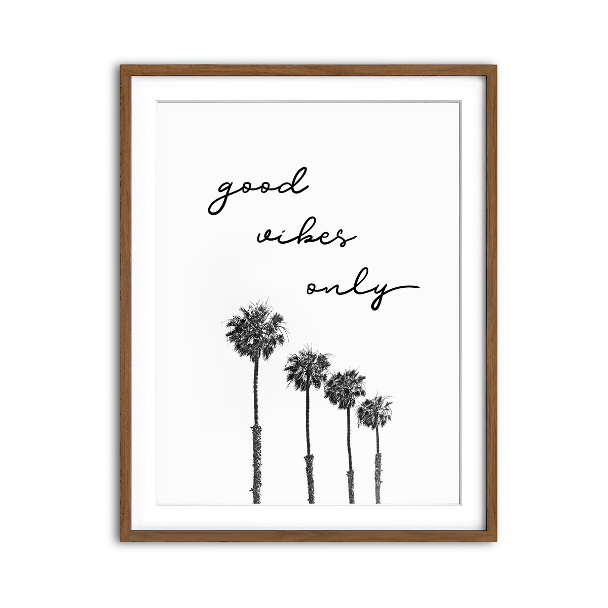 Framed Print 3x4 Walnut