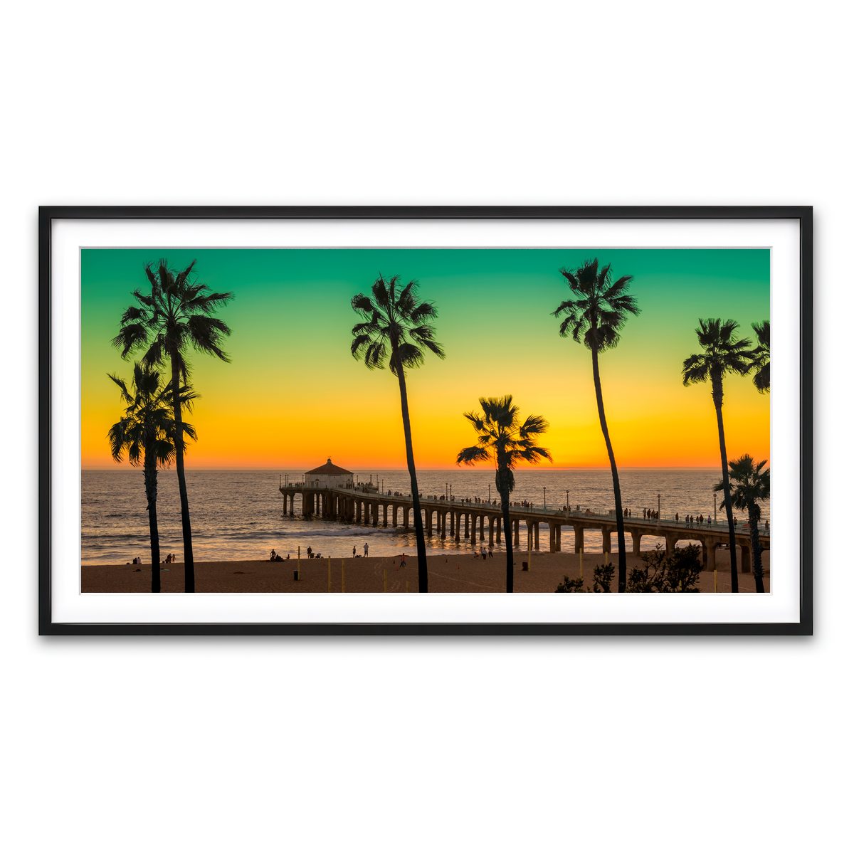 Framed Print 2x1 Black