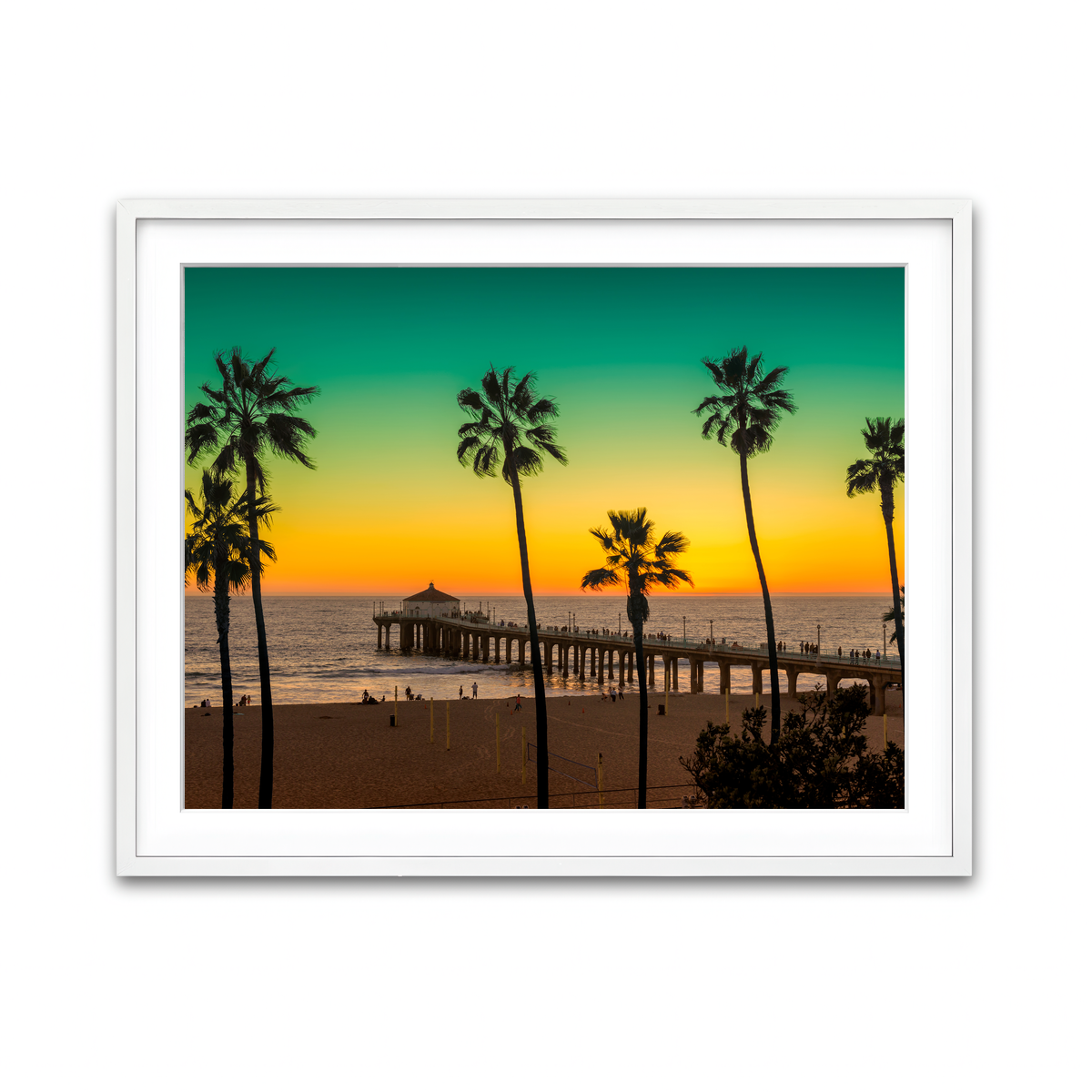 Framed Print 4x3 White