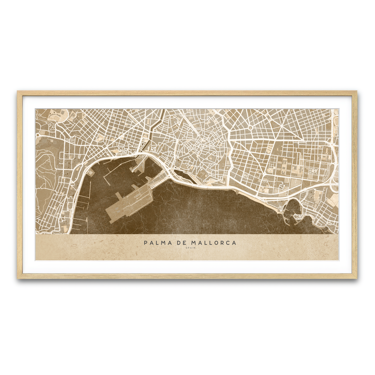 Framed Print 2x1 Natural