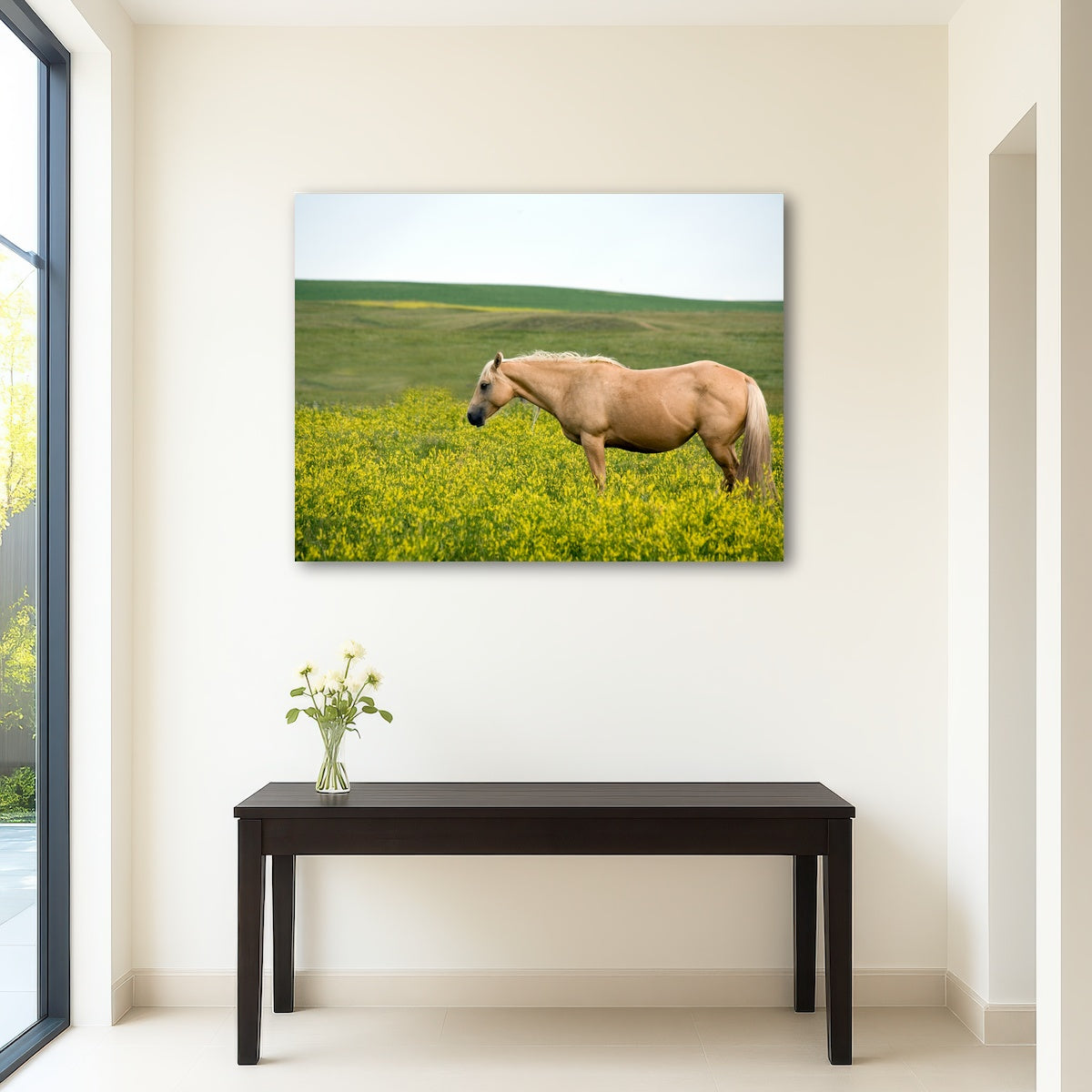 AUTO-MOCKUP ROOM | Palomino quarter horse