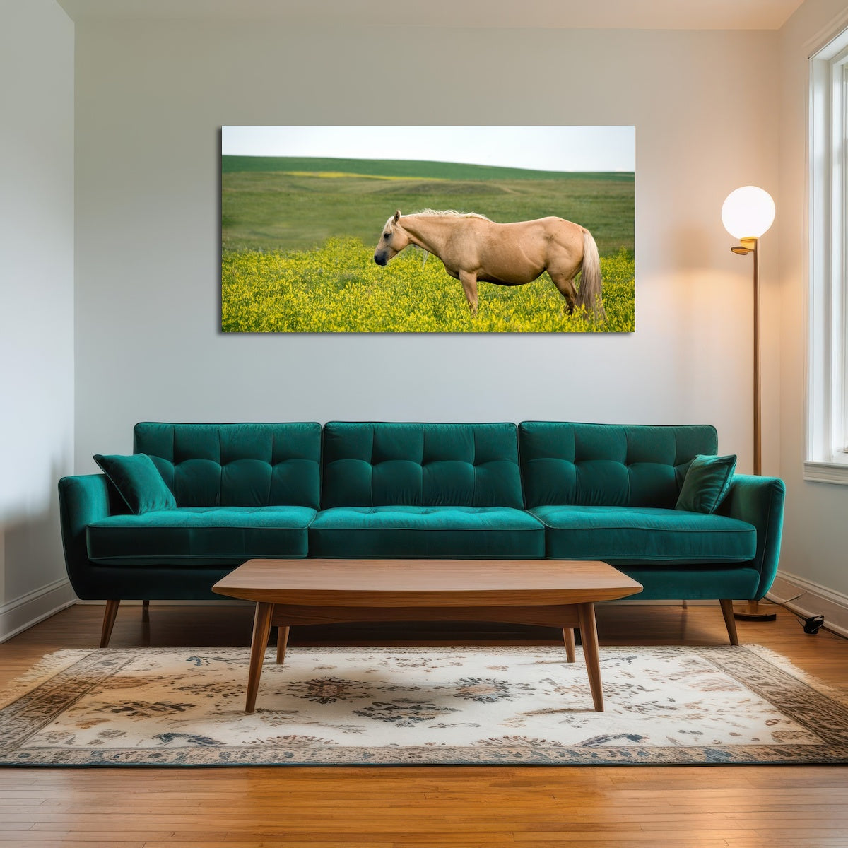 AUTO-MOCKUP ROOM | Palomino quarter horse