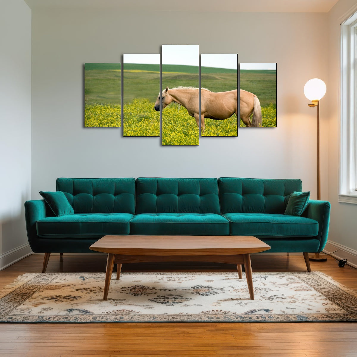 AUTO-MOCKUP ROOM | Palomino quarter horse