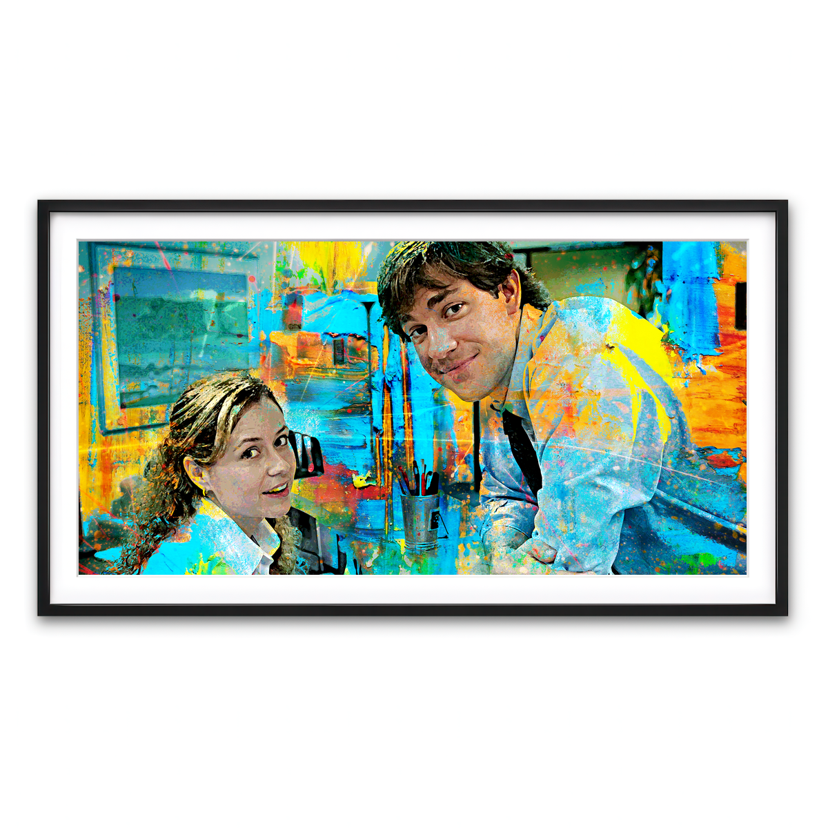 Framed Print 2x1 Black