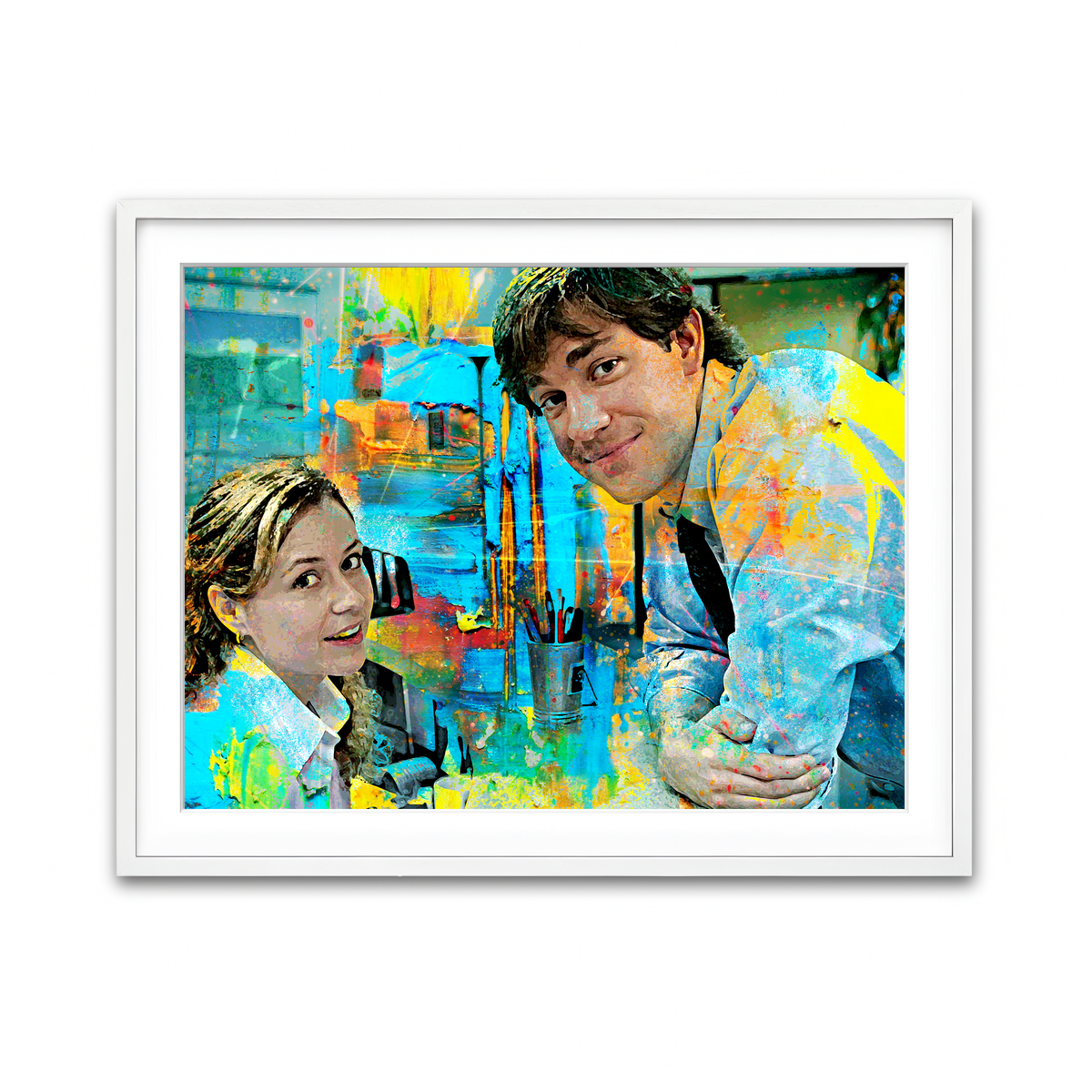 Framed Print 4x3 White