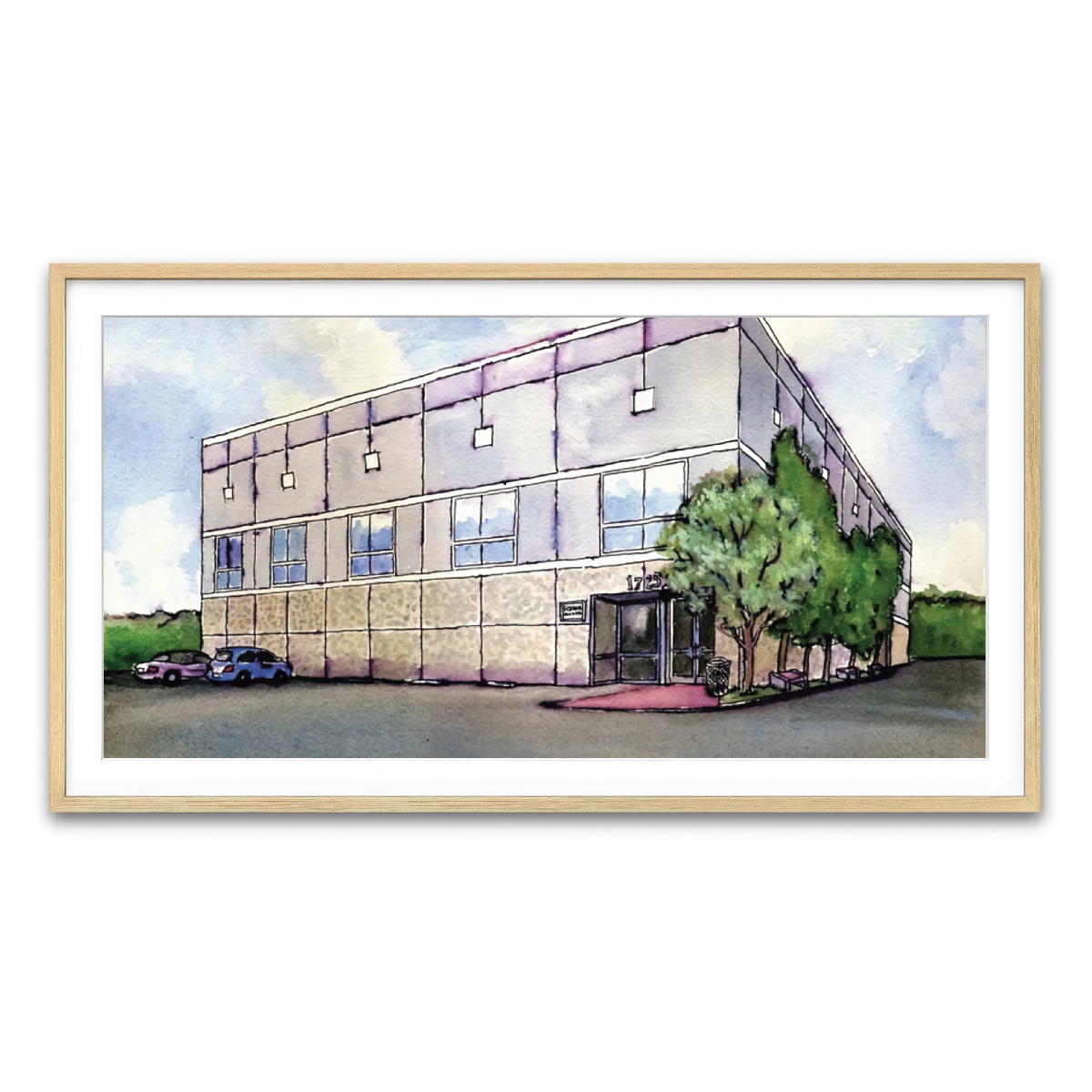 Framed Print 2x1 Natural