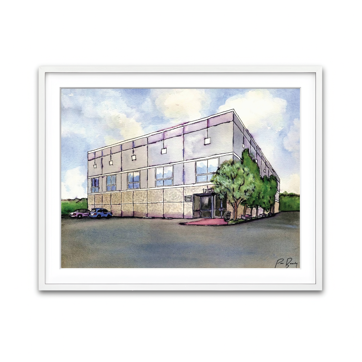 Framed Print 4x3 White