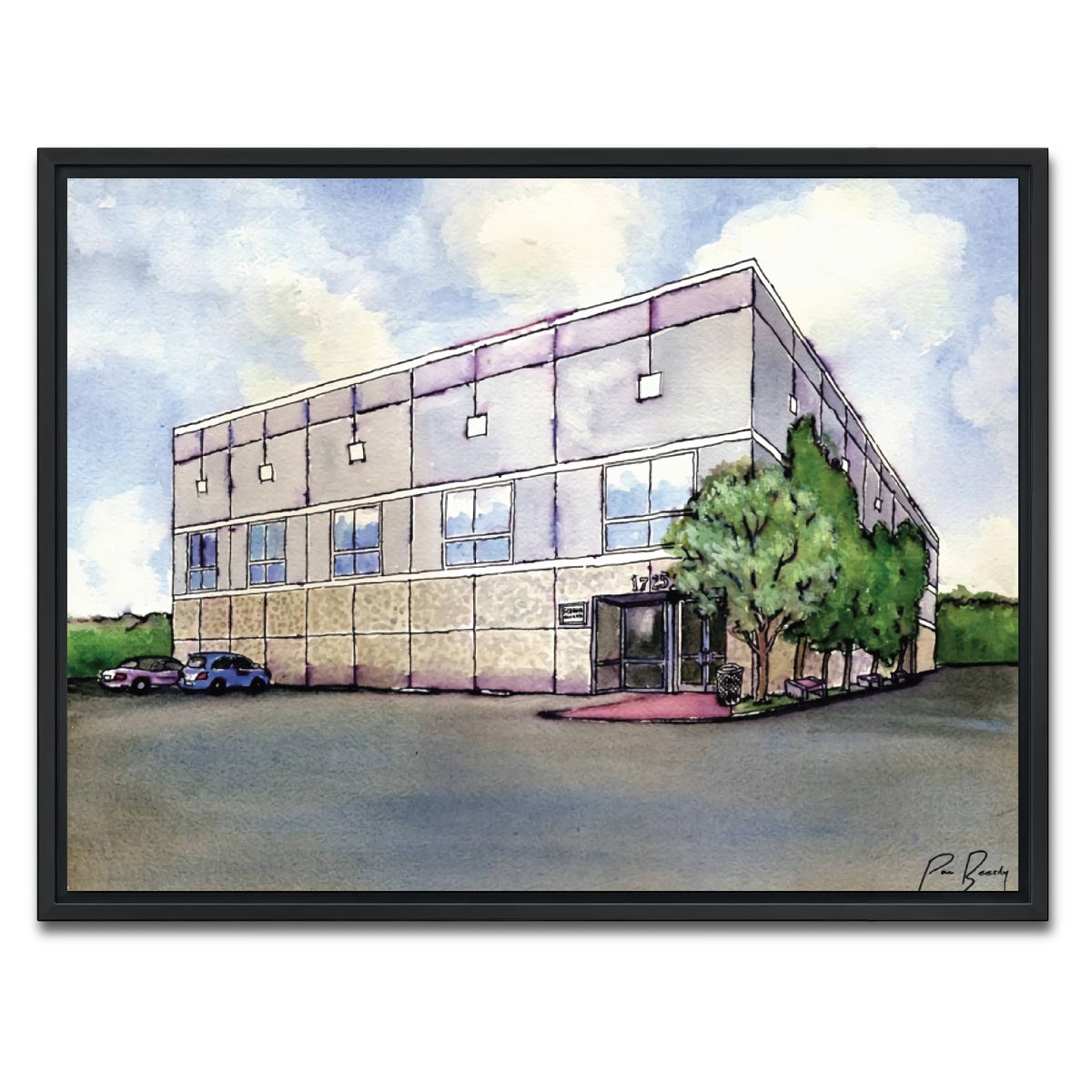 AUTO-MOCKUP WHITE | Pam's Painting | 1 Piece | Black Framed Canvas | group=4x3