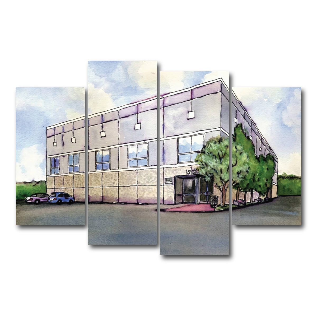 AUTO-MOCKUP WHITE | Pam's Painting | 4 Piece | Gallery Wrap Canvas | group=4_short