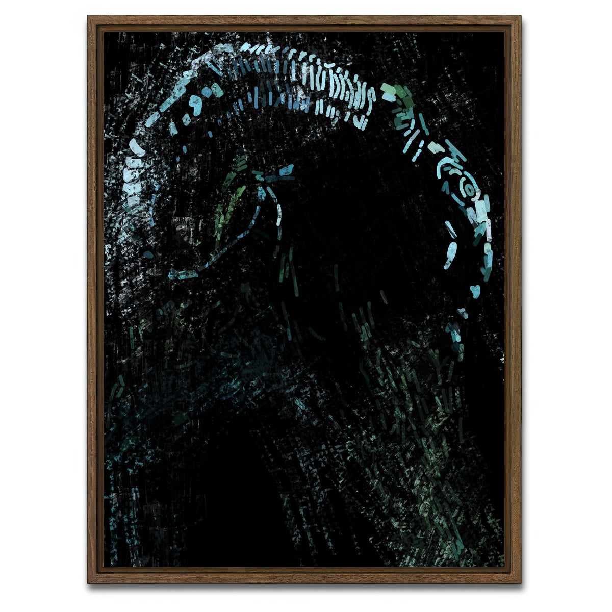 AUTO-MOCKUP WHITE | Pan's Labyrinth Opening | 1 Piece | Walnut Framed Canvas | group=3x4