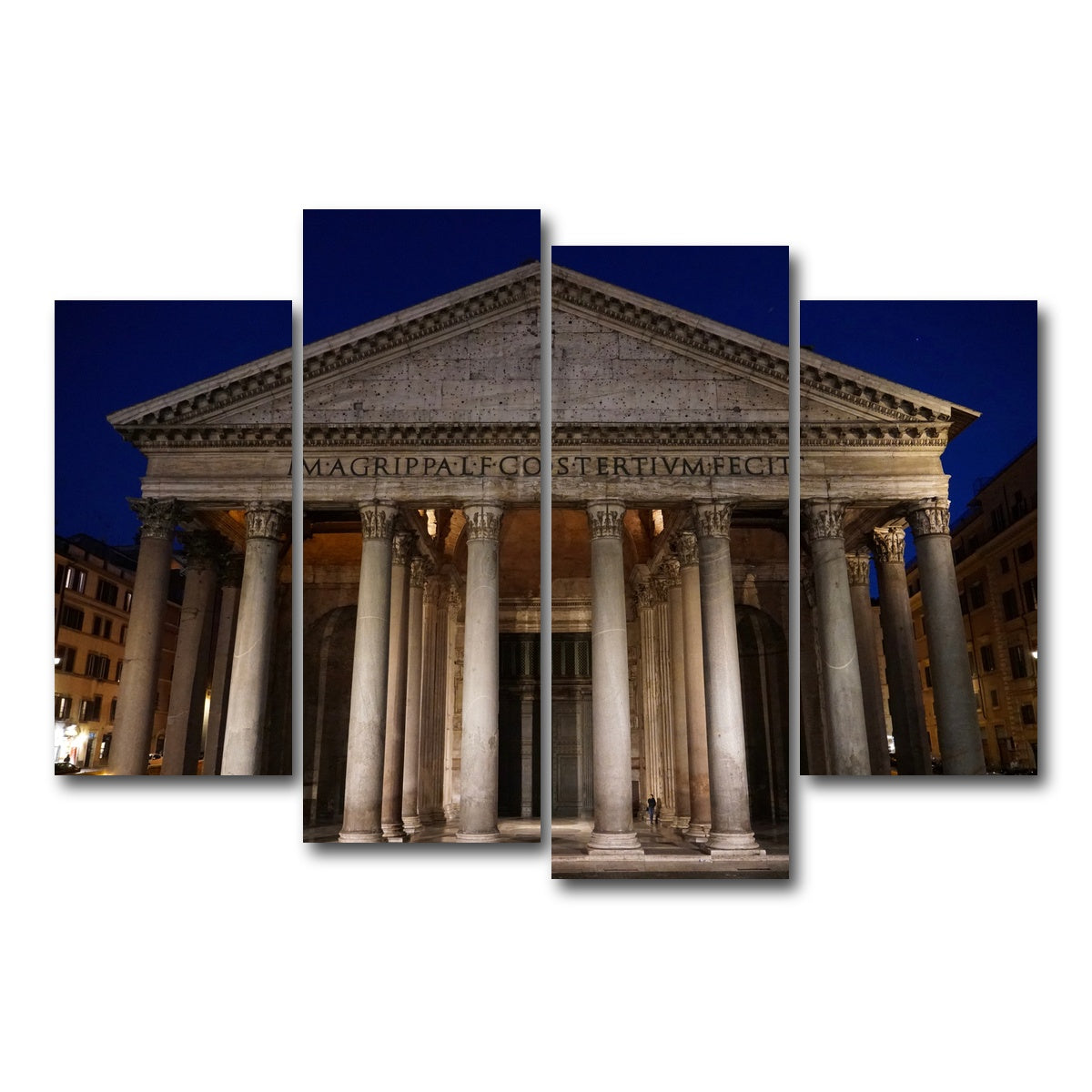 AUTO-MOCKUP WHITE | Pantheon | 4 Piece | Gallery Wrap Canvas | group=4_short