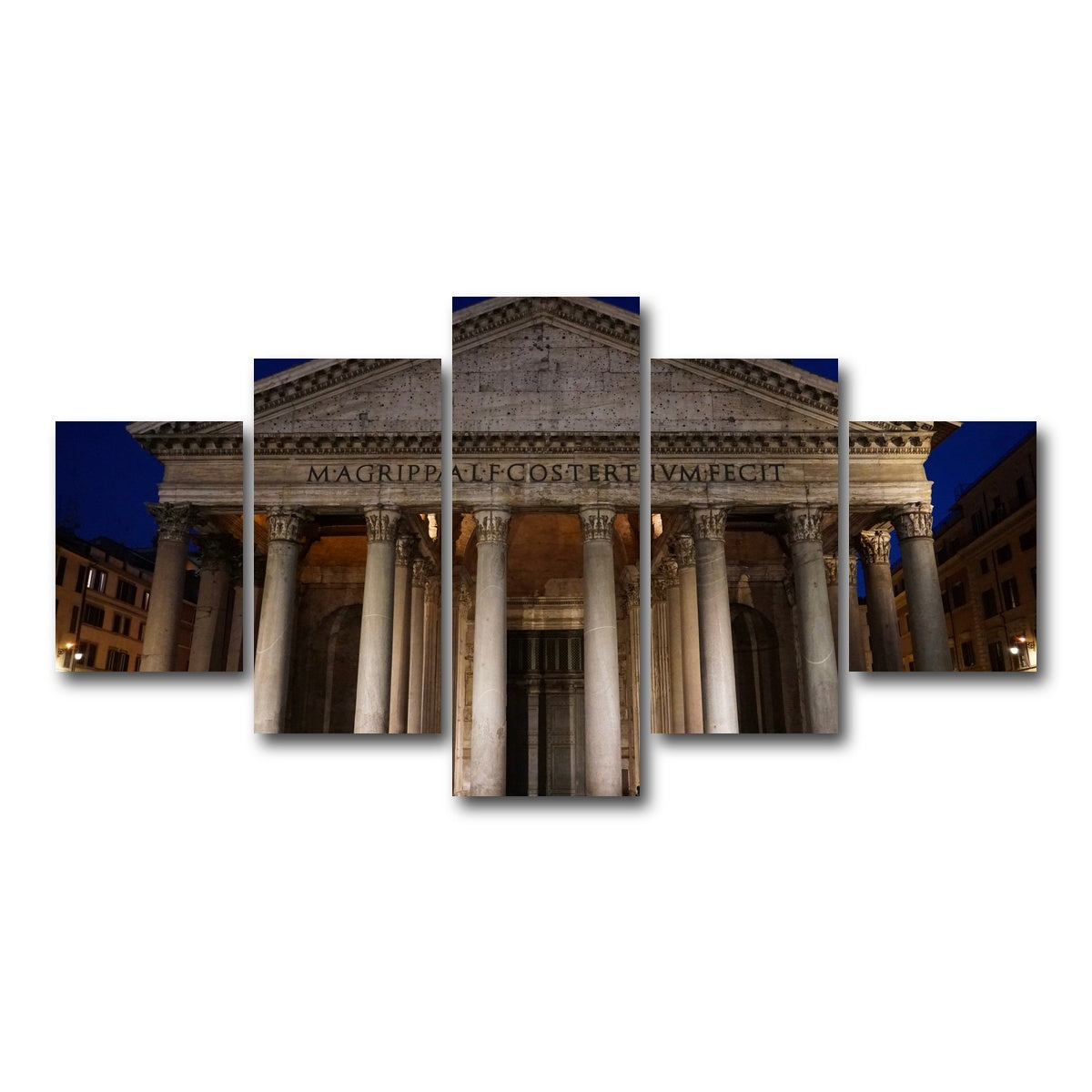 AUTO-MOCKUP WHITE | Pantheon | 5 Piece | Gallery Wrap Canvas | group=5_short