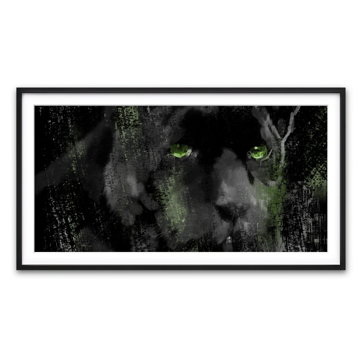 Framed Print 2x1 Black