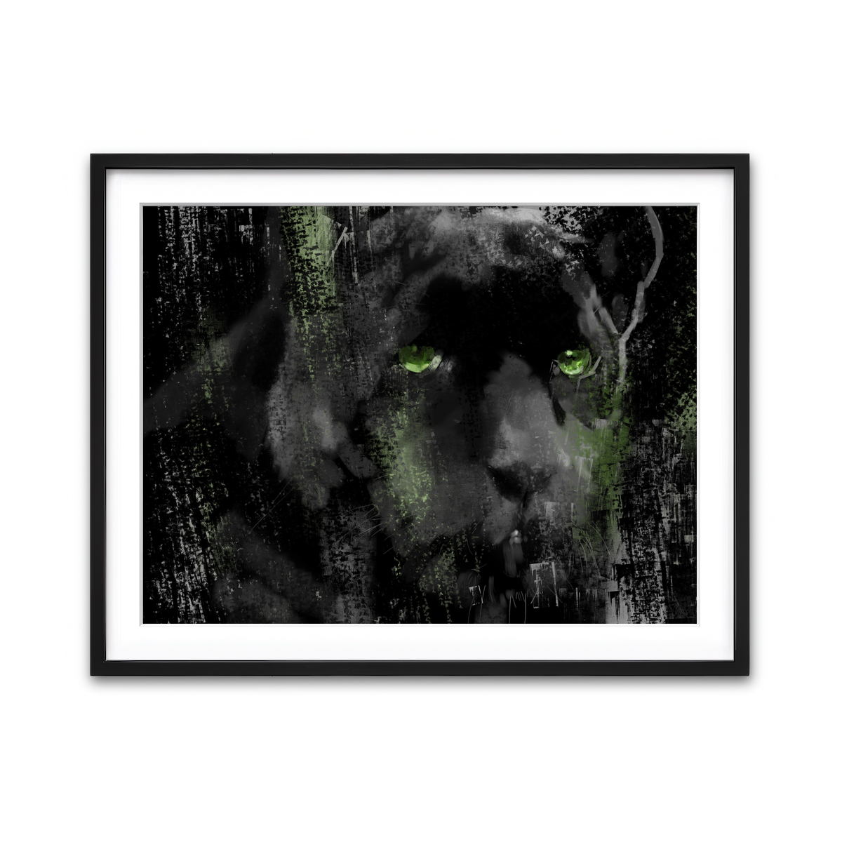 Framed Print 4x3 Black