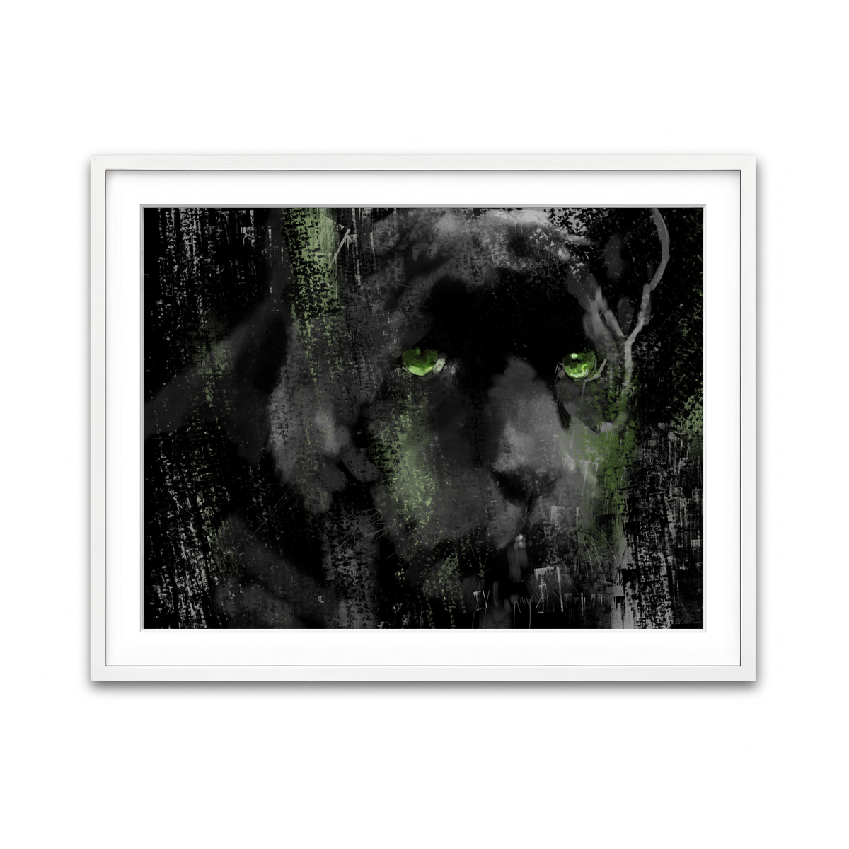 Framed Print 4x3 White