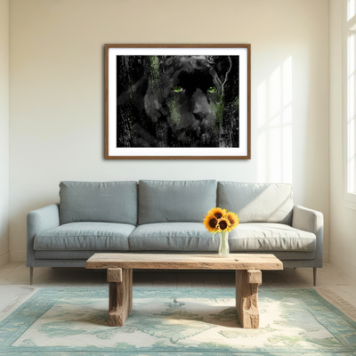 AUTO-MOCKUP ROOM | Panther Wall Art