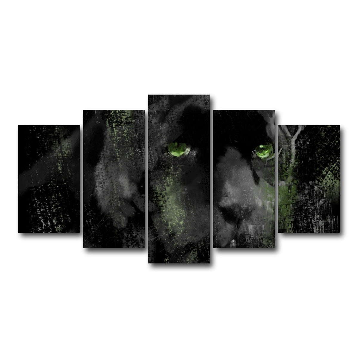 AUTO-MOCKUP WHITE | Panther | 5 Piece | Gallery Wrap Canvas | group=5_normal