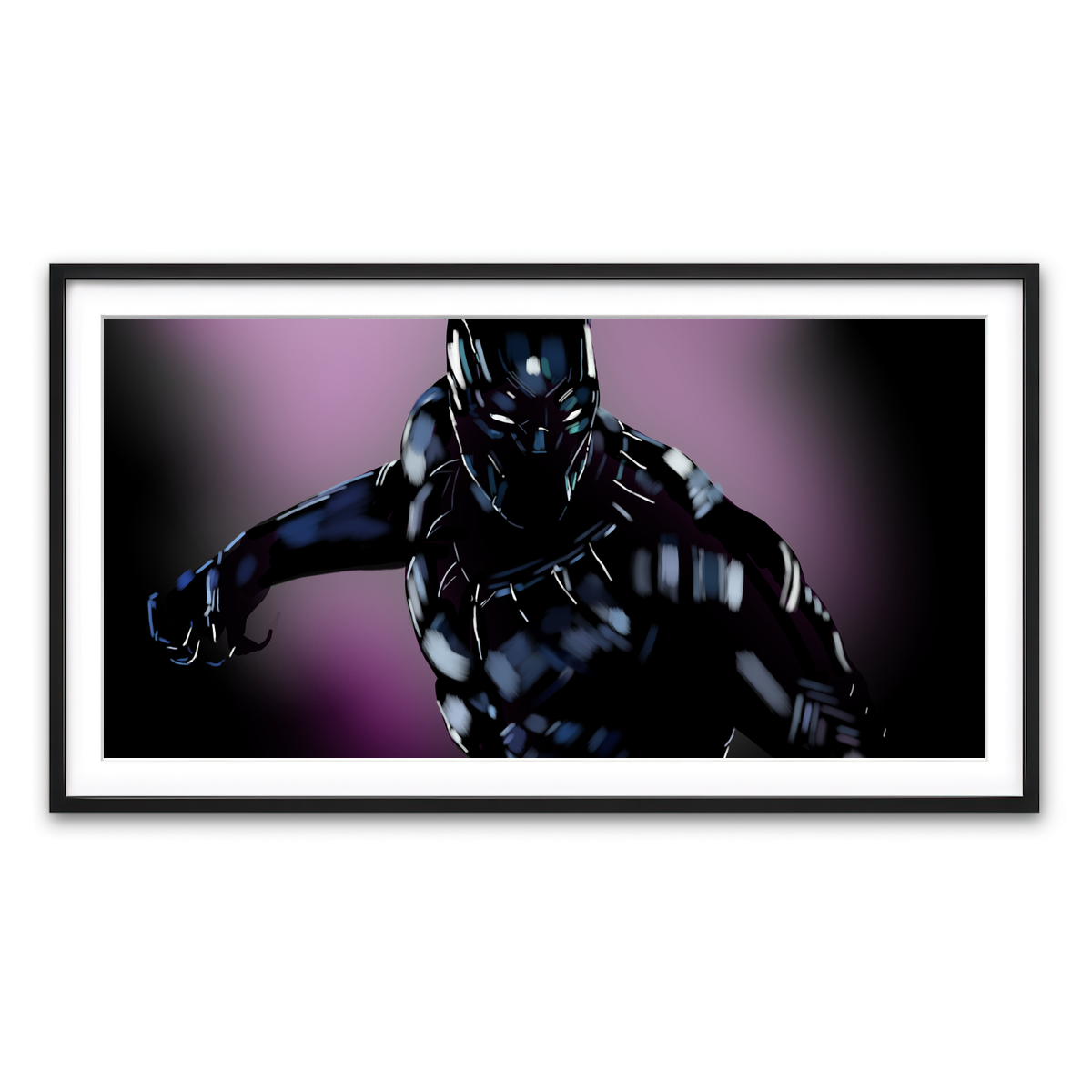 Framed Print 2x1 Black