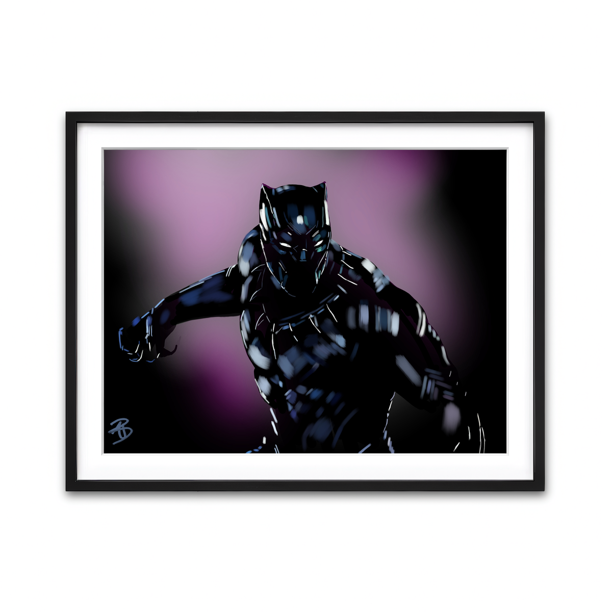 Framed Print 4x3 Black