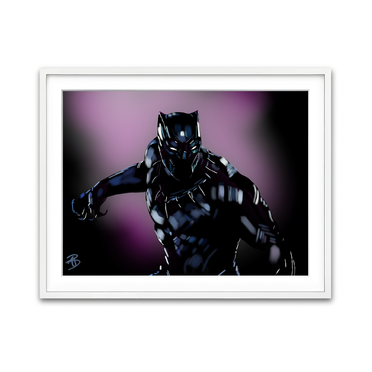 Framed Print 4x3 White