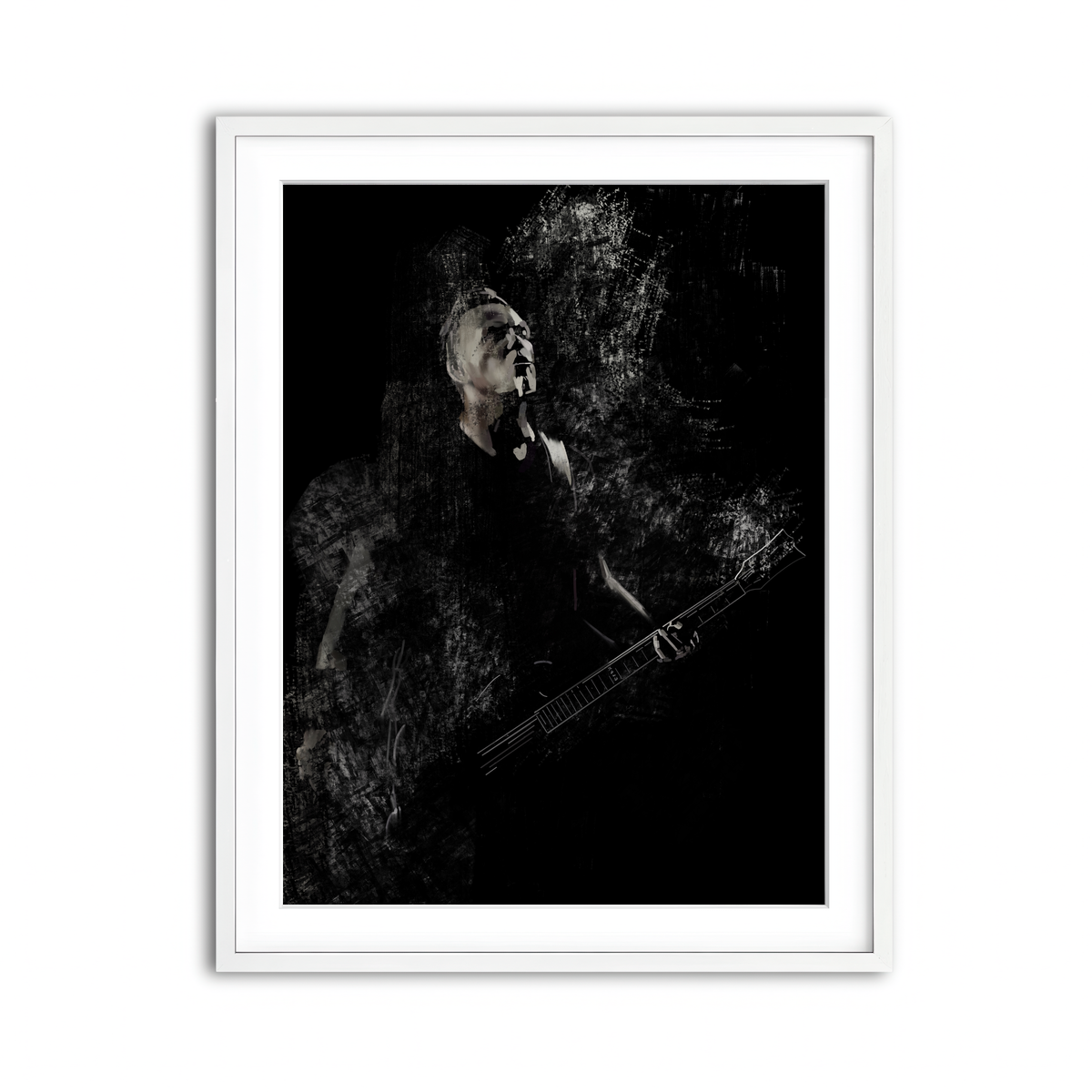 Framed Print 3x4 White
