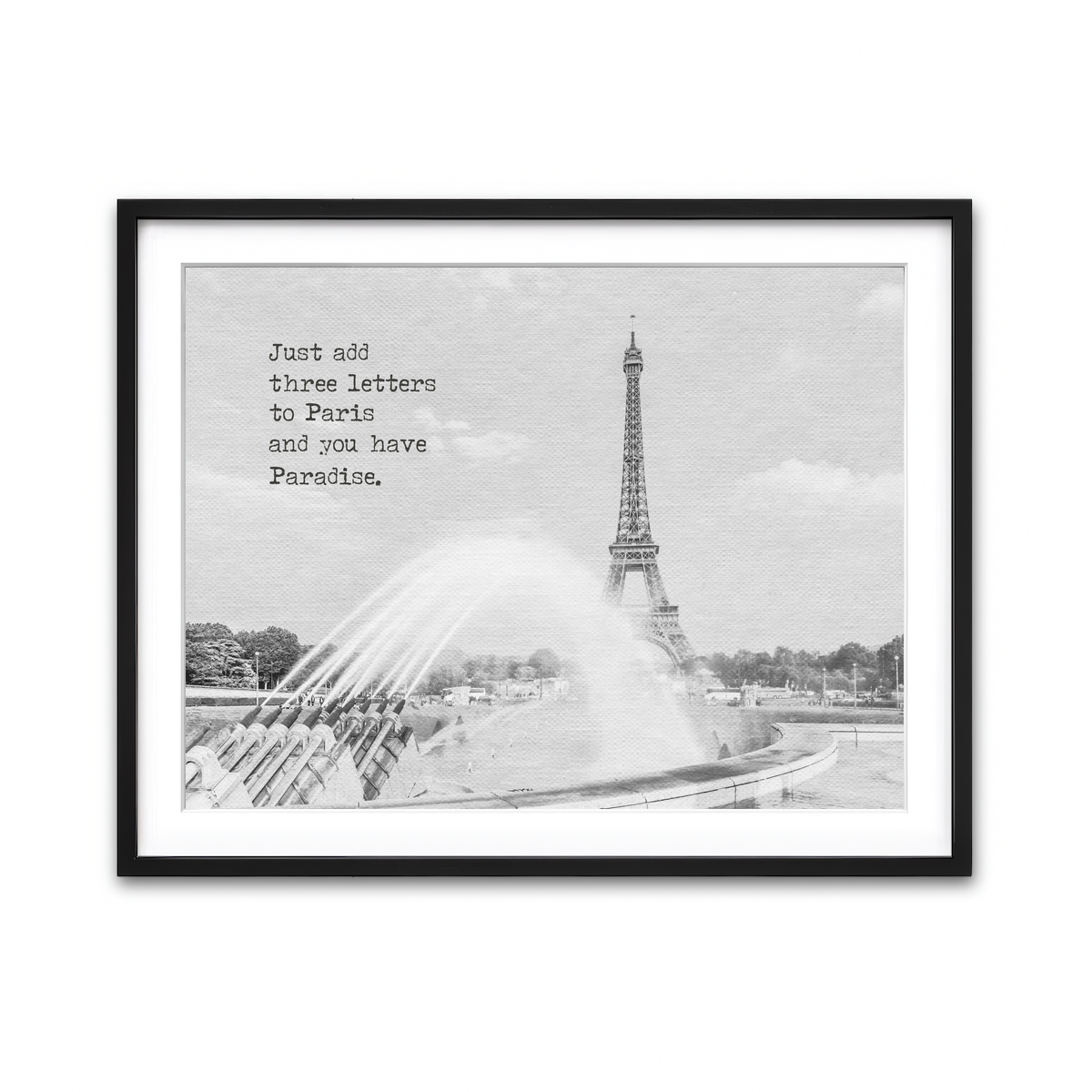 Framed Print 4x3 Black