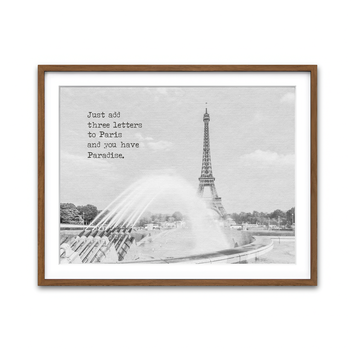 Framed Print 4x3 Walnut