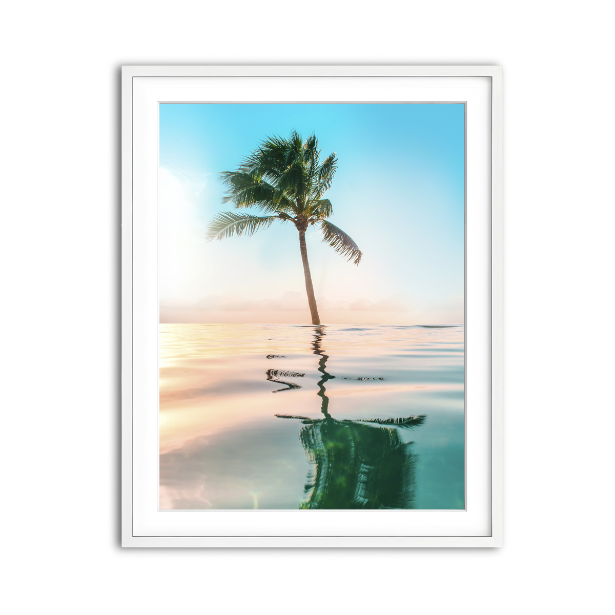 Framed Print 3x4 White