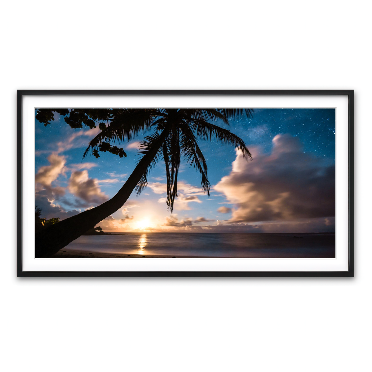 Framed Print 2x1 Black