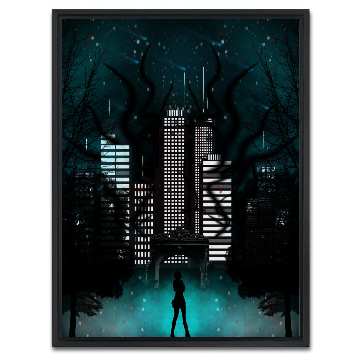 AUTO-MOCKUP WHITE | Parasite Eve | 1 Piece | Black Framed Canvas | group=3x4