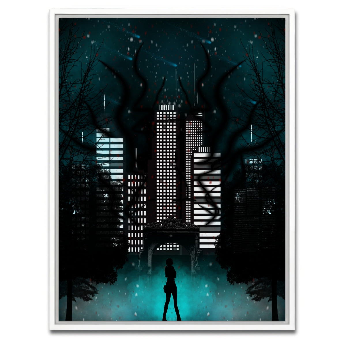 AUTO-MOCKUP WHITE | Parasite Eve | 1 Piece | White Framed Canvas | group=3x4