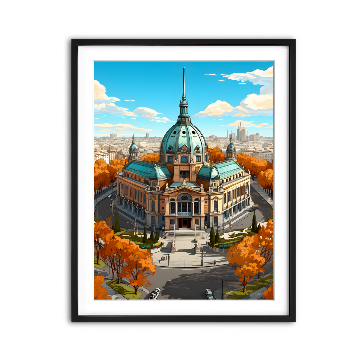 Framed Print 3x4 Black