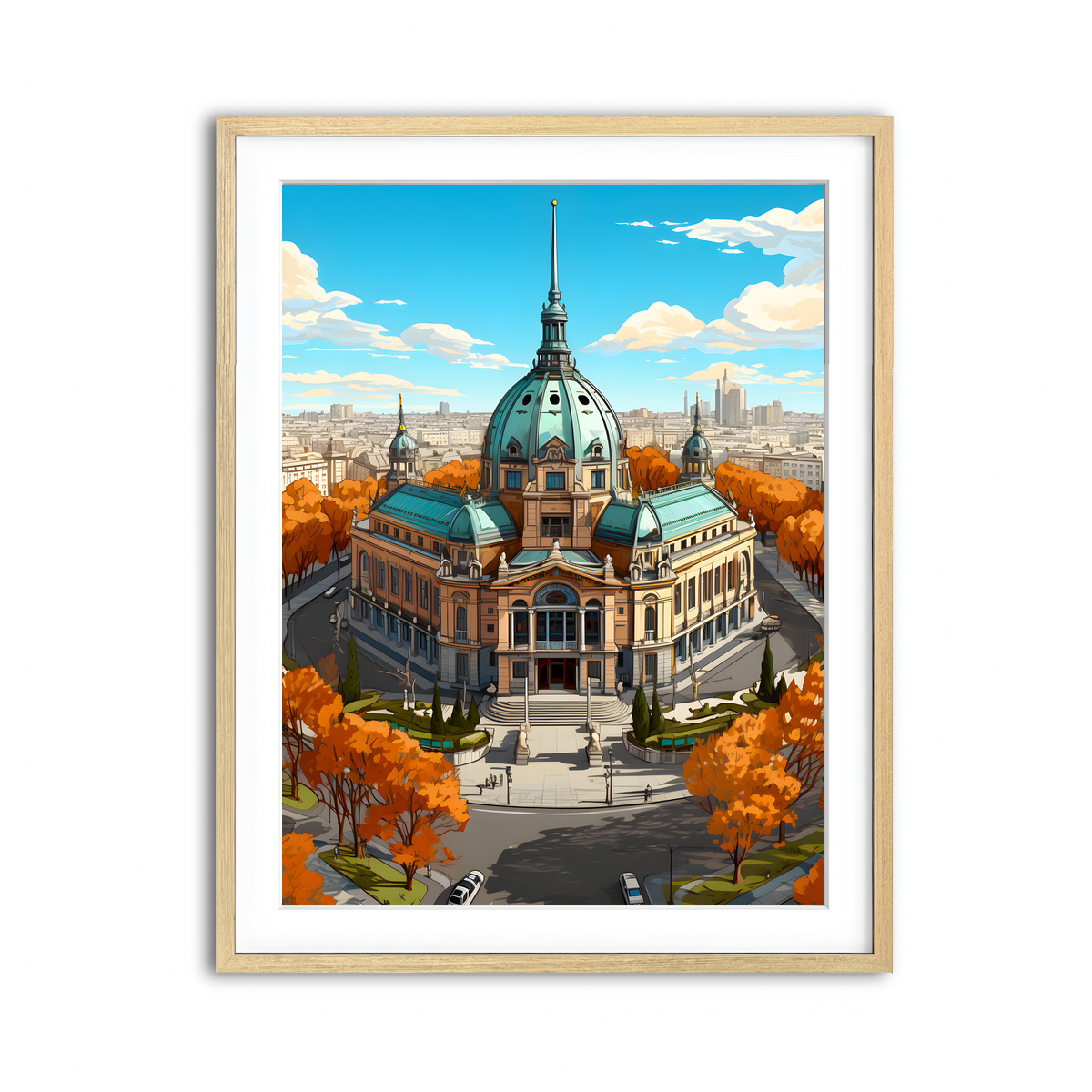 Framed Print 3x4 Natural