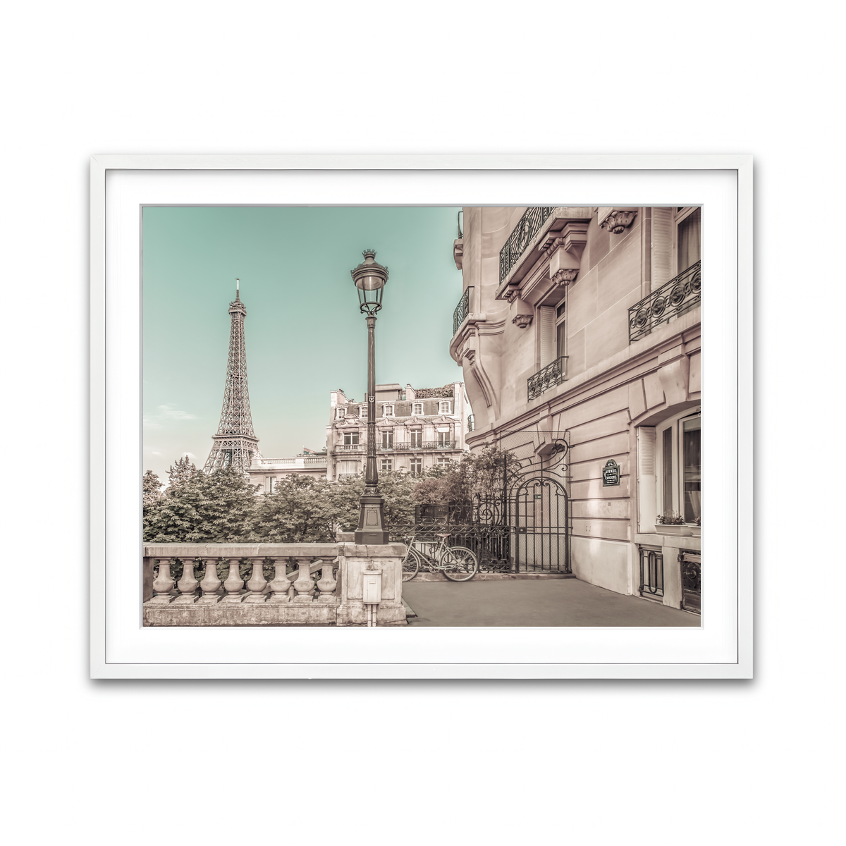 Framed Print 4x3 White