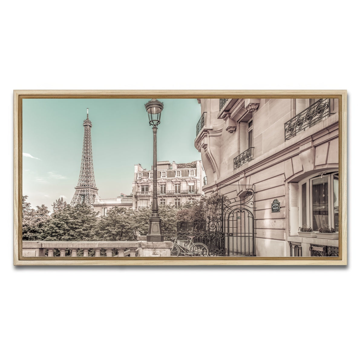 AUTO-MOCKUP WHITE | Paris Charm | 1 Piece | Natural Framed Canvas | group=2x1