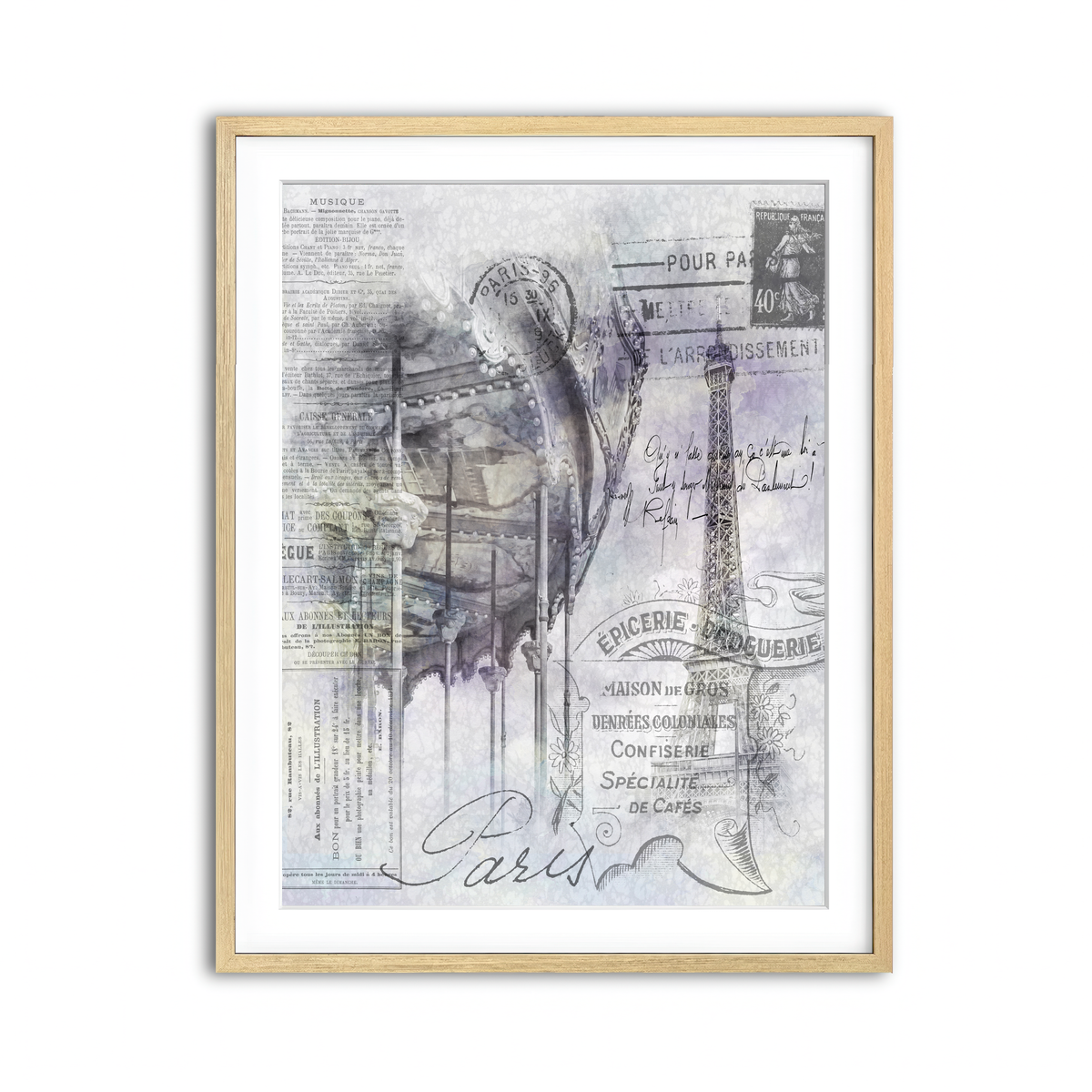 Framed Print 3x4 Natural