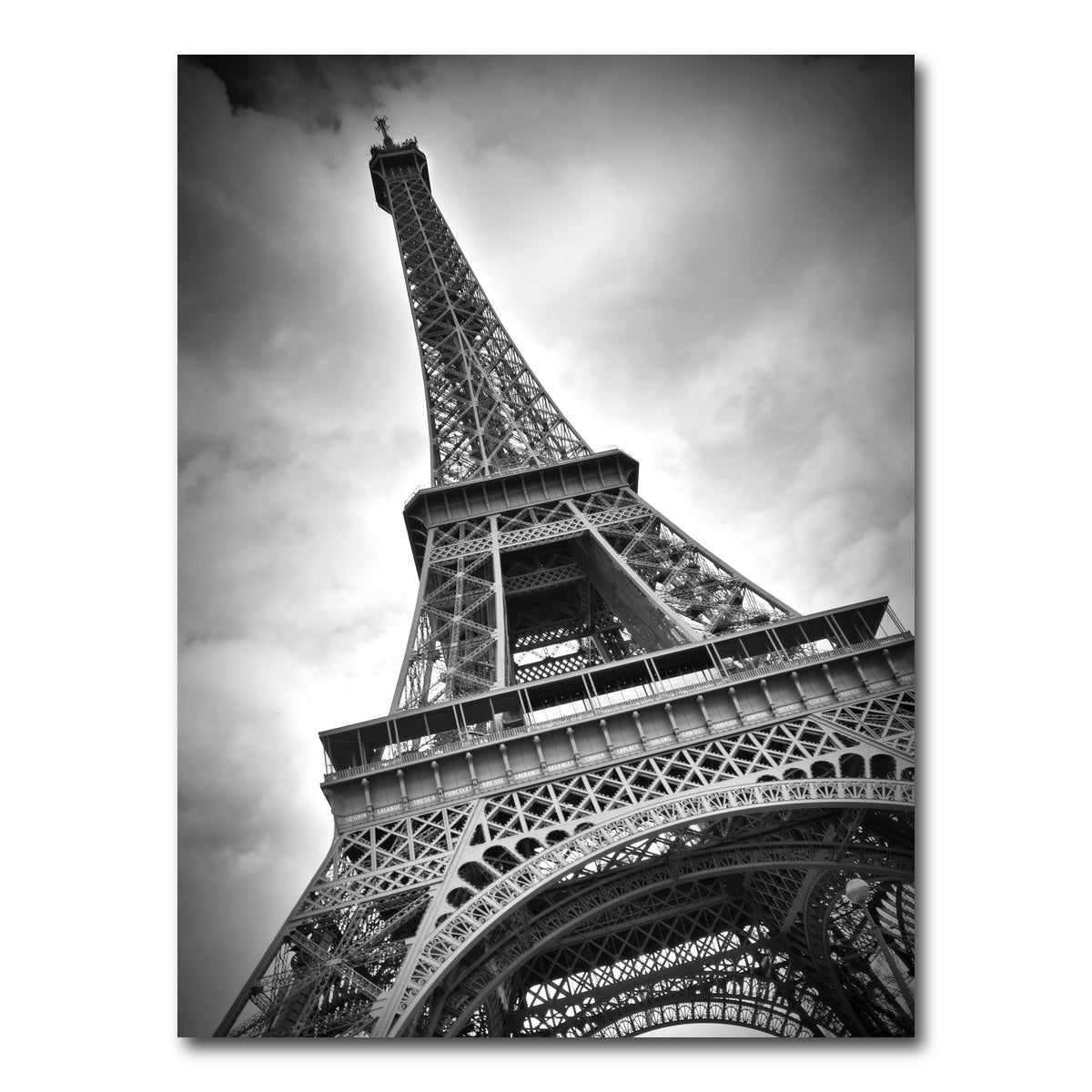 AUTO-MOCKUP WHITE | Paris Eiffel Tower | 1 Piece | Gallery Wrap Canvas | group=3x4
