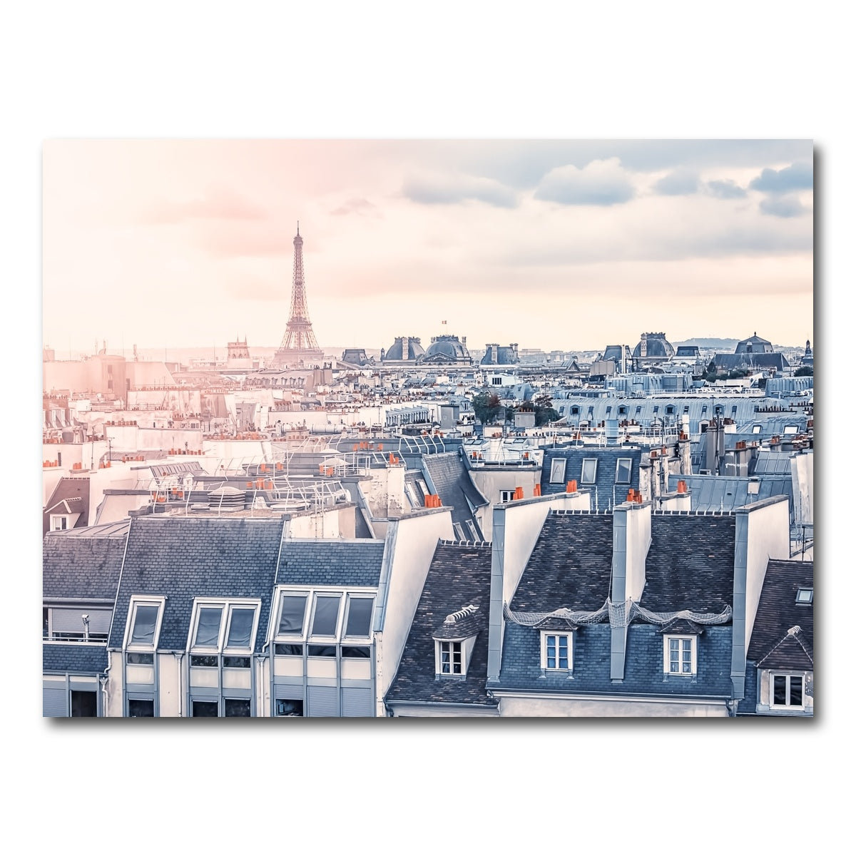 AUTO-MOCKUP WHITE | Paris Roofs | 1 Piece | Gallery Wrap Canvas | group=4x3