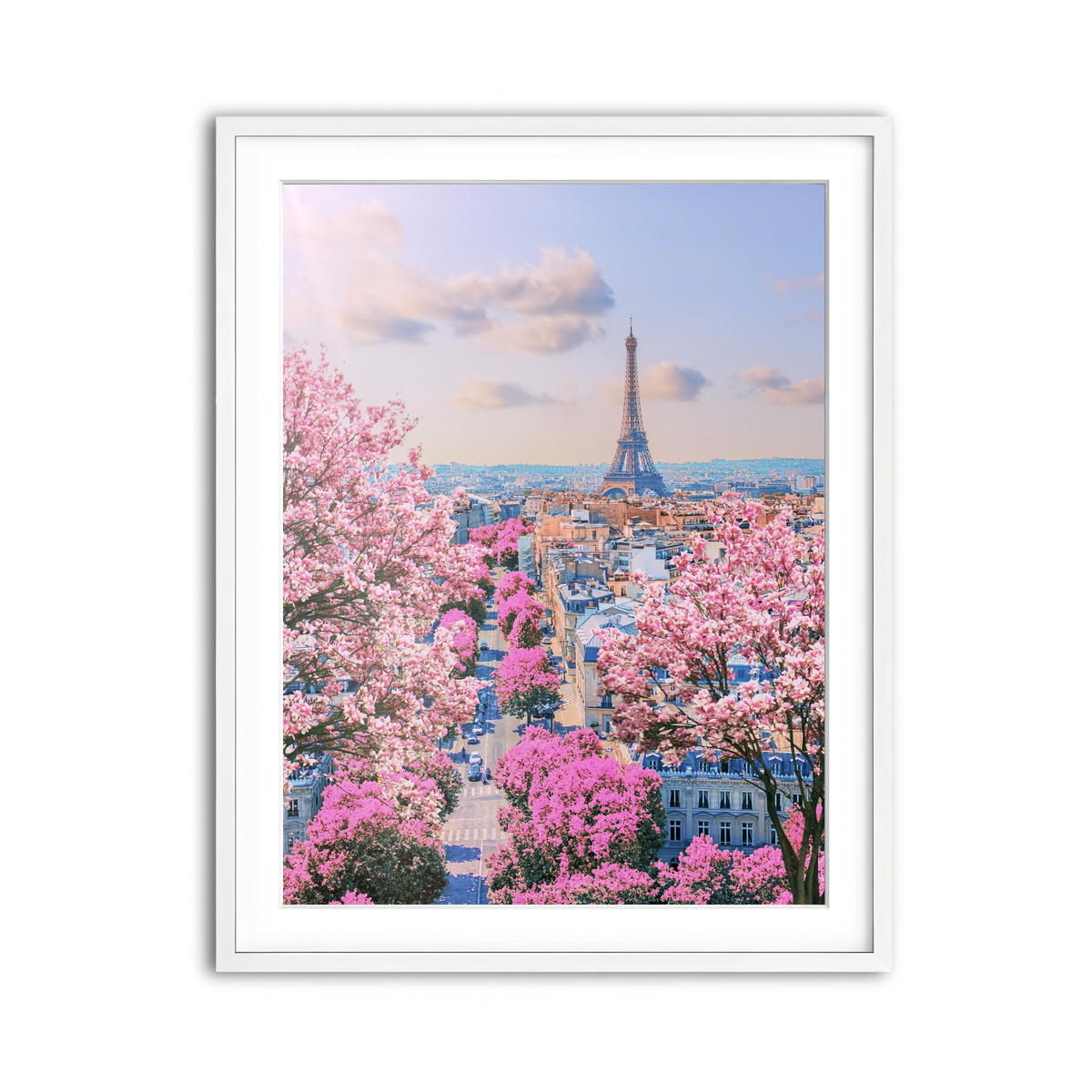 Framed Print 3x4 White