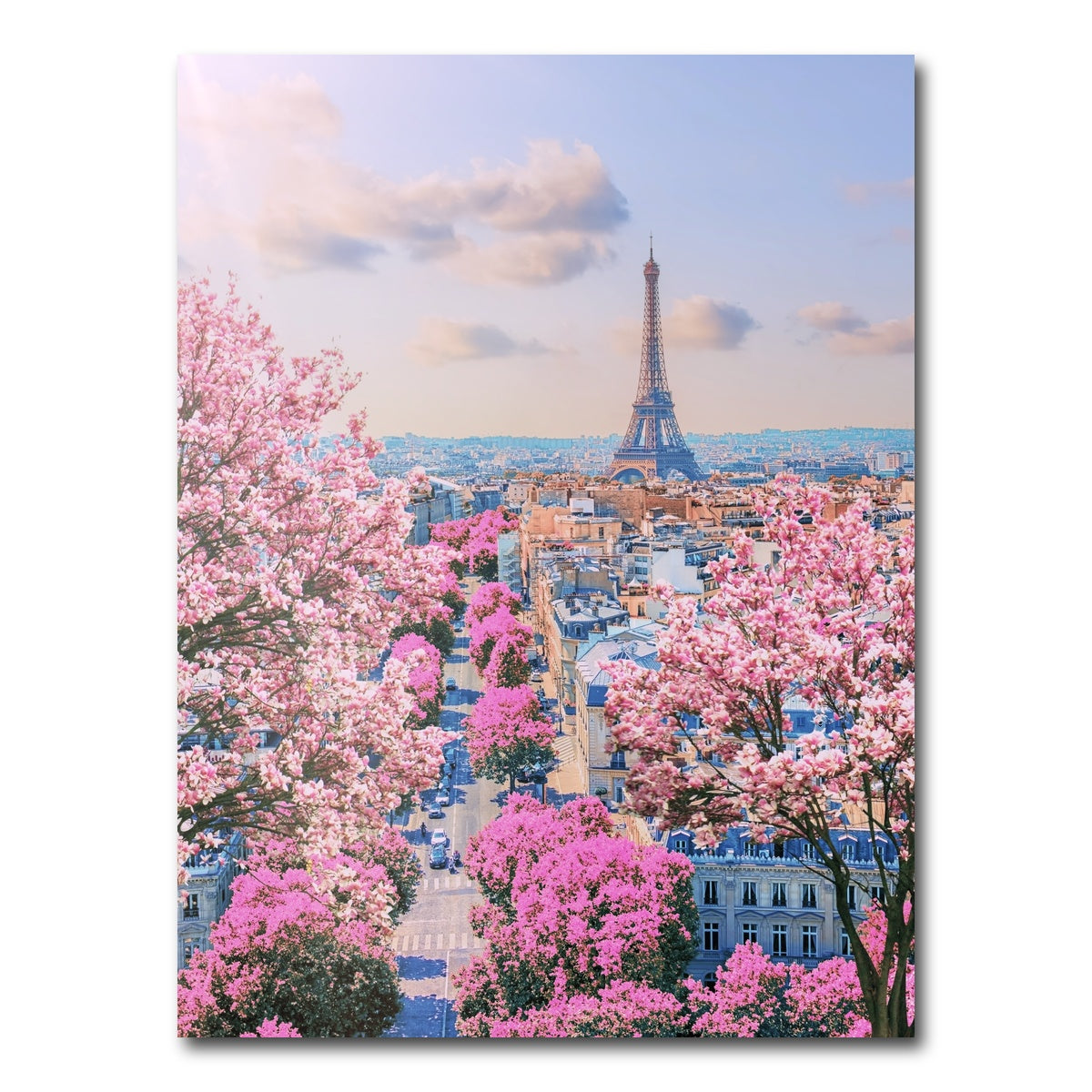 AUTO-MOCKUP WHITE | Paris Sakura | 1 Piece | Gallery Wrap Canvas | group=3x4