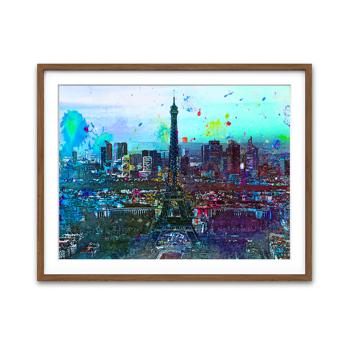 Framed Print 4x3 Walnut