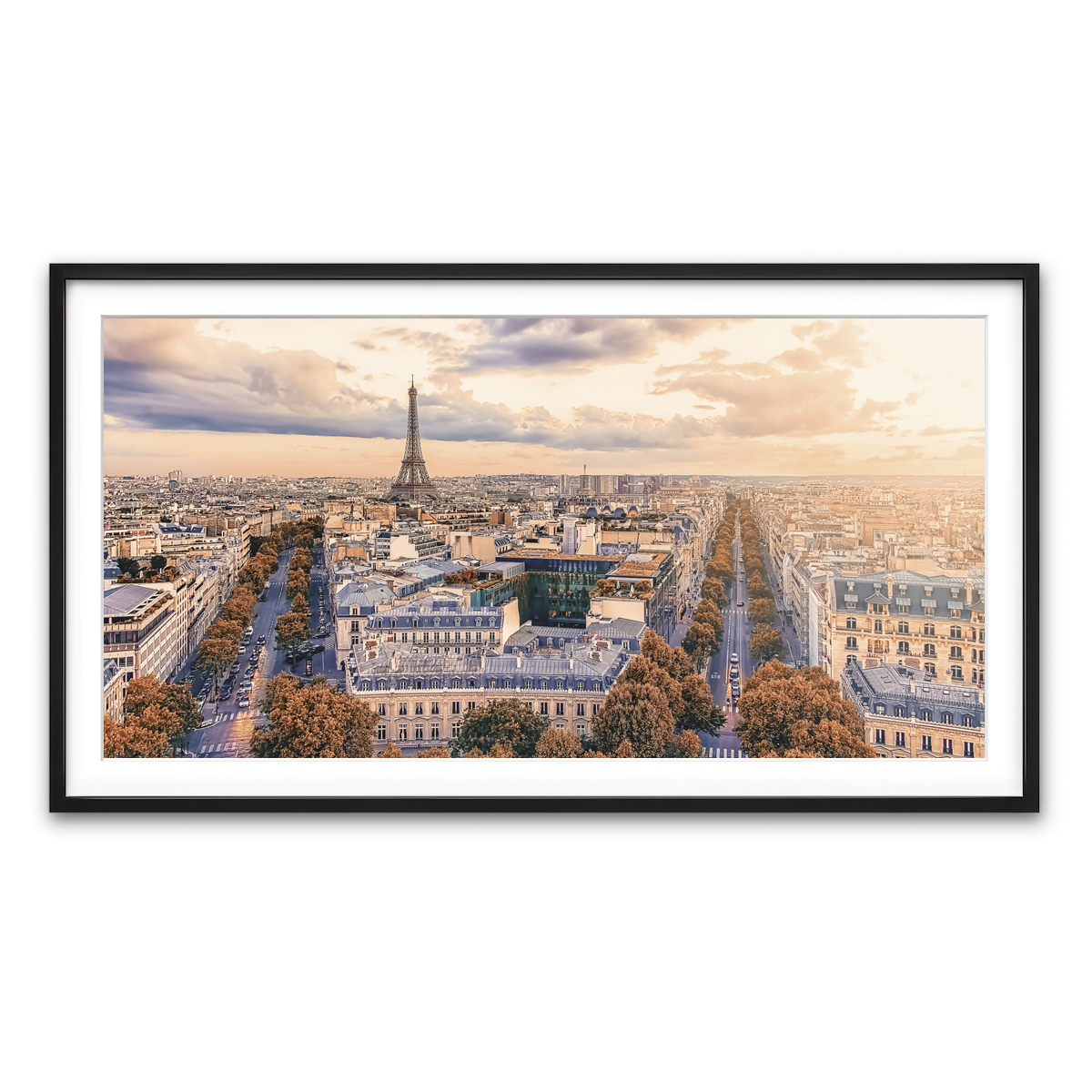 Framed Print 2x1 Black