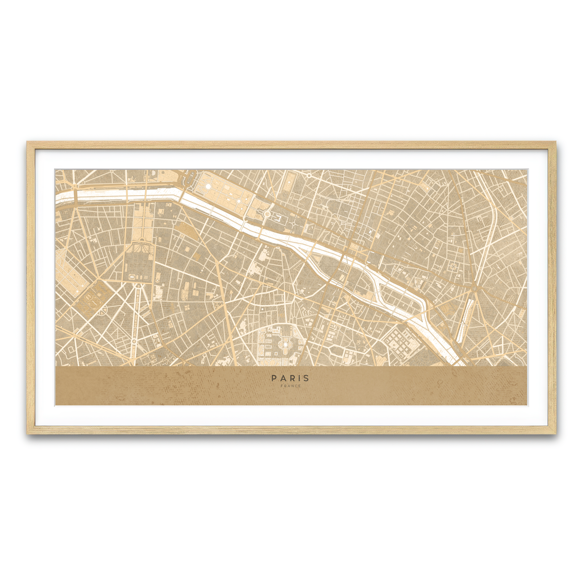 Framed Print 2x1 Natural