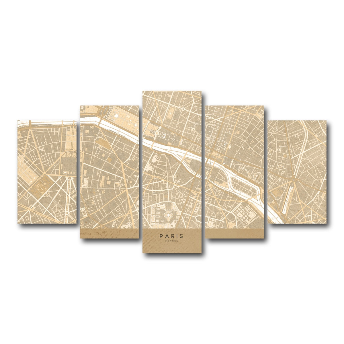AUTO-MOCKUP WHITE | Paris | 5 Piece | Gallery Wrap Canvas | group=5_normal